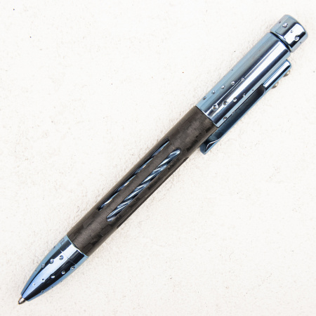 Ручка lion STEEL Nyala, Carbon Fiber, Blue