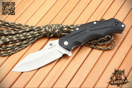 Mr.Blade HT-1, D2 Stonewash, G10 Black - купить в интернет-магазине Blademan
