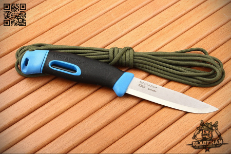 Нож Morakniv Companion Spark (S) Blue, нержавеющая сталь - купить в интернет-магазине Blademan