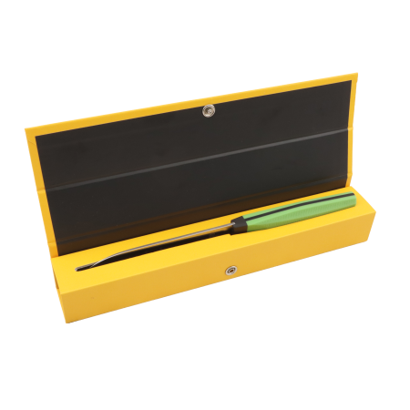 Нож овощной OWL P100 F, N690 Cryo, G10 Green Handle