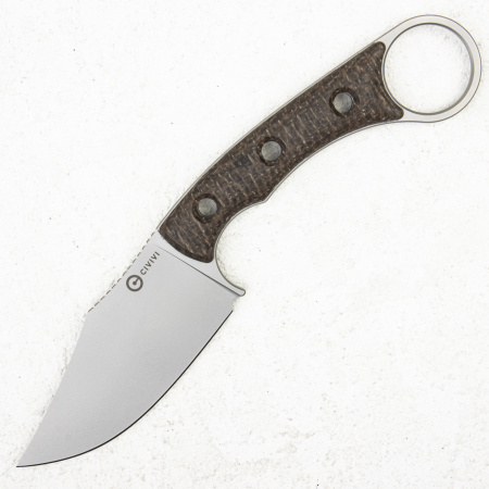 Нож CIVIVI Midwatch, N690, Burlap Micarta Brown