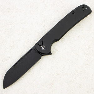 Нож CIVIVI Chevalier II Flipper & Button Lock, 14C28N, Black Aluminum Handle, C20022B-1 - складной туристические ножи из стали Нож CIVIVI Chevalier II Flipper & Button Lock, 14C28N, Black Aluminum Handle, C20022B-1 - складной туристические ножи из стали