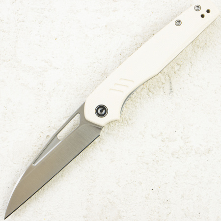 Нож CIVIVI Guile, Satin,14C28N, G10 Ivory Handle, C24062B-3