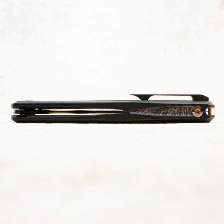 Нож WE Knife Zonda, CPM 20CV, Carbon / Flamed / Black Titanium Handle Нож WE Knife Zonda, CPM 20CV, Carbon / Flamed / Black Titanium Handle - купить в интернет-магазине Blademan