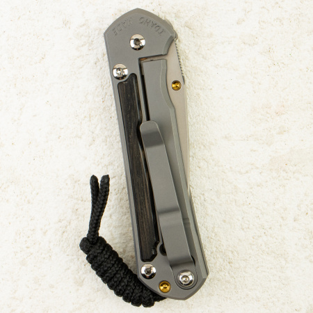Нож Chris Reeve Small Sebenza 31 Inlay, CPM MagnaCut, Titanium/Bog Oak Handle, S31-1100 Нож Chris Reeve Small Sebenza 31 Inlay, CPM MagnaCut, Titanium/Bog Oak Handle, S31-1100