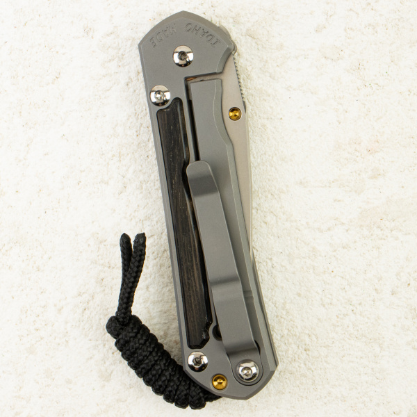 Нож Chris Reeve Small Sebenza 31 Inlay, CPM MagnaCut, Titanium/Bog Oak Handle, S31-1100