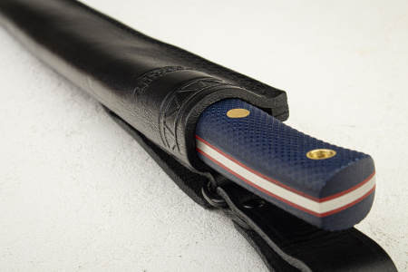 Нож Южный Крест ТКК, Конвекс, N690, Микарта Синяя - купить в интернет-магазине Blademan