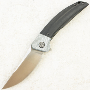 Нож Petrified Fish Deepsea, Satin, K110, Carbon Fiber Handle, PFP05CS Нож Petrified Fish Deepsea, Satin, K110, Carbon Fiber Handle, PFP05CS