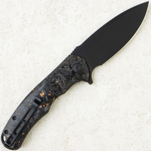 Нож CIVIVI Praxis, Black Stonewashed, 9Cr18MoV, Carbon/Resin Black Handle, C803I Нож CIVIVI Praxis, Black Stonewashed, 9Cr18MoV, Carbon/Resin Black Handle, C803I