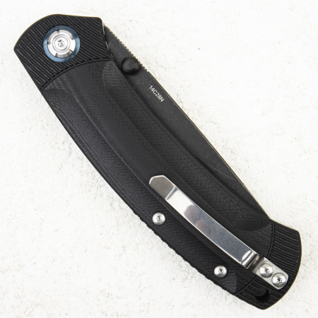 Нож QSP CopperHead, 14C28N blackstonewash, G10 Black/Blue - купить в интернет-магазине Blademan