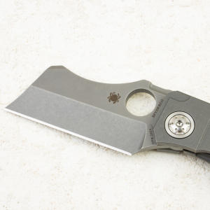 Нож Spyderco Stovepipe, CPM 20CV, Titanium Handle, C260TIP Нож Spyderco Stovepipe, CPM 20CV, Titanium Handle, C260TIP