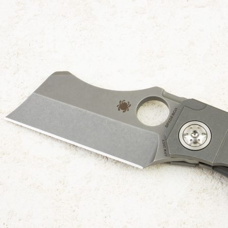 Нож Spyderco Stovepipe, CPM 20CV, Titanium Handle, C260TIP Нож Spyderco Stovepipe, CPM 20CV, Titanium Handle, C260TIP