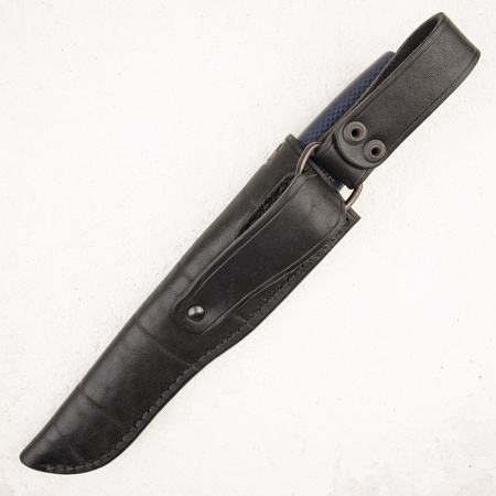 Нож Южный Крест Партнер Эксперт, N690, Конвекс, Микарта Синяя, Насечка - купить в интернет-магазине Blademan