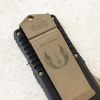 Нож Microtech Exocet, Green Standart, CTS-204P, Aluminum Black, 158-1 JM Нож Microtech Exocet, Green Standart, CTS-204P, Aluminum Black, 158-1 JM