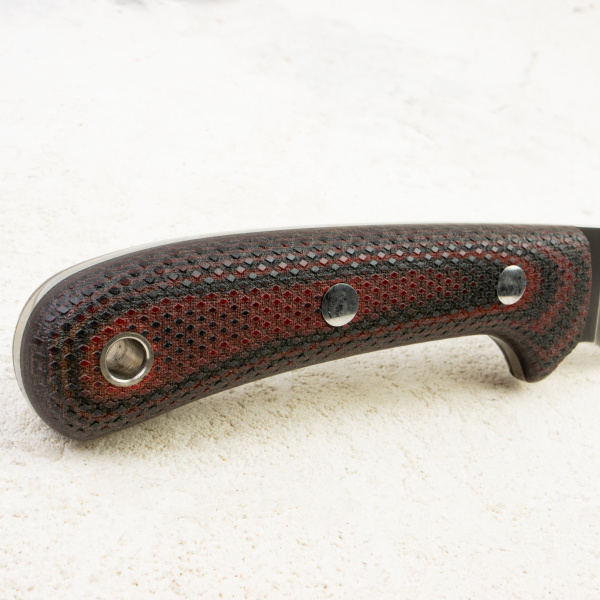 Нож Южный Крест Фил, Elmax, Micarta Black/Red, Насечка, 254.2254.Elmax