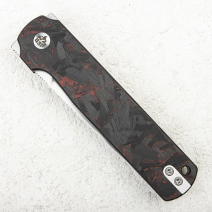 Нож QSP Lark, 14C28N, Red Shredded Carbon Fiber/G10 - складной туристические ножи из стали Нож QSP Lark, 14C28N, Red Shredded Carbon Fiber/G10 - складной туристические ножи из стали