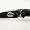 Нож QSP Dolphin, Mirror 14C28N, Carbon Fiber Black with Gold, QS161-A Нож QSP Dolphin, Mirror 14C28N, Carbon Fiber Black with Gold, QS161-A