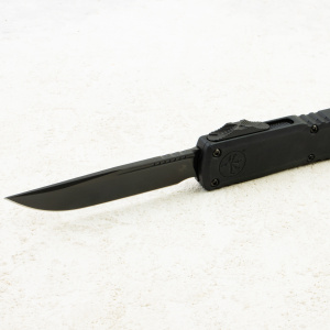 Нож Microtech Ultratech ZBP Gen III Shadow, Black, M390, Aluminum Black, 1123-1 DLCTSH, (Signature Series)