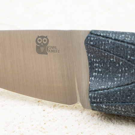 Нож OWL Tyto XS F, Cromax, Micarta Jeans Gray, Kydex