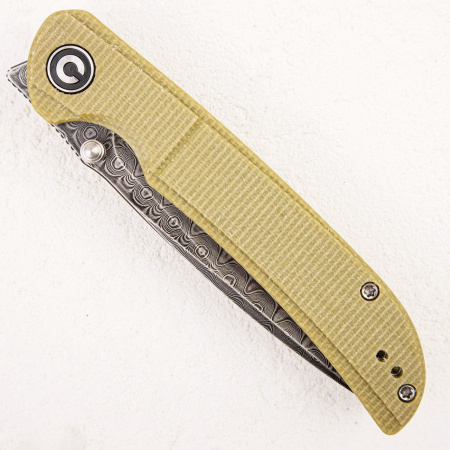 Нож CIVIVI Imperium, Damascus, Micarta Olive, C2107DS-2Нож CIVIVI Imperium, Damascus, Micarta Olive, C2107DS-2