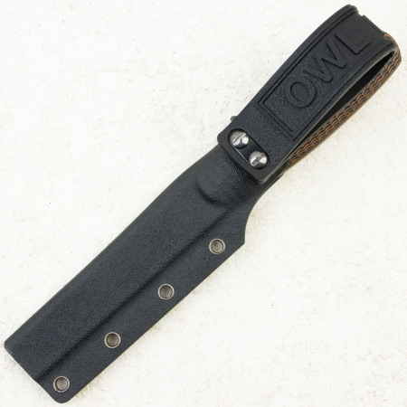 Нож OWL North S F, N690 Cryo, G10 Black/Orange Handle, Kydex
