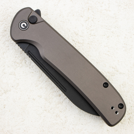 Нож CIVIVI Chevalier II Flipper & Button Lock, 14C28N, Gray Aluminum Handle, C20022B-3