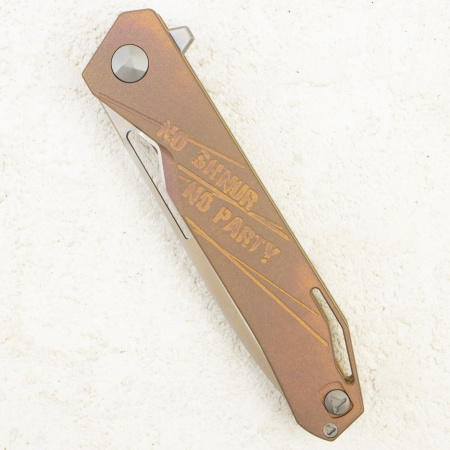 Mr.Blade Keeper NO SHNUR NO PARTY, M390, Titanium Mr.Blade Keeper NO SHNUR NO PARTY, M390, Titanium
