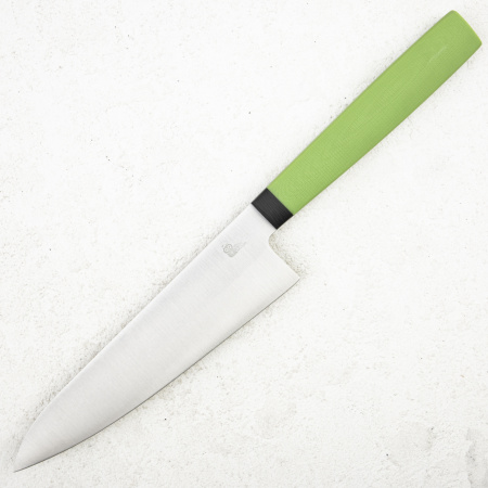 Нож мини шеф OWL CH160 F, ELMAX Cryo, G10 Green