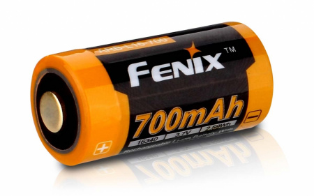 Аккумулятор Fenix 16340 Li-ion 700 mAh, защищённый - купить в интернет-магазине Blademan